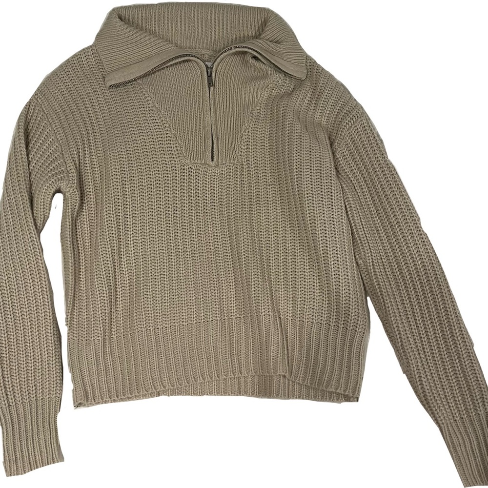 half zip sweater